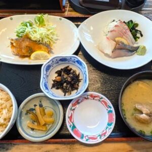 道の駅 潮彩市場防府でランチ･「安心食堂 潮彩」で魚料理を満喫